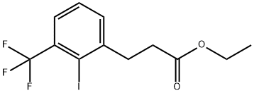 Benzenepropanoic acid, 2-iodo-3-(trifluoromethyl)-, ethyl ester