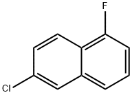 6-Chloro-1-fluoronaphthalene 结构式