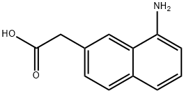 1-Aminonaphthalene-7-acetic acid 结构式