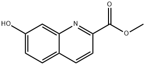 7-羟基喹啉-2-羧酸甲酯 结构式