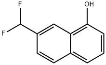 2-(Difluoromethyl)-8-naphthol 结构式