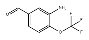 3-氨基-4-(三氟甲氧基)苯甲醛 结构式