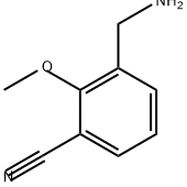 3-(氨甲基)-2-甲氧基苄腈 结构式