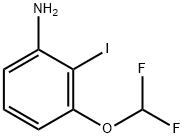 Benzenamine, 3-(difluoromethoxy)-2-iodo- 结构式