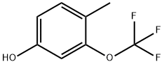 4-甲基-3-(三氟甲氧基)苯酚 结构式