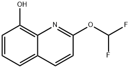 2-(Difluoromethoxy)-8-hydroxyquinoline 结构式