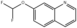 7-(Difluoromethoxy)quinoline 结构式