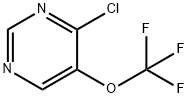 Pyrimidine, 4-chloro-5-(trifluoromethoxy)- 结构式