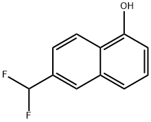 2-(Difluoromethyl)-5-naphthol 结构式