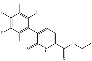 Ethyl 6-hydroxy-5-(perfluorophenyl)picolinate 结构式
