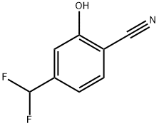 4-(二氟甲基)-2-羟基苯甲腈 结构式