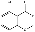 1-氯-2-(二氟甲基)-3-甲氧基苯 结构式