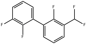 3'-(Difluoromethyl)-2,3,2'-trifluorobiphenyl 结构式