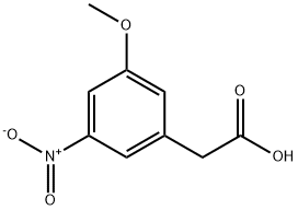 3-Methoxy-5-nitrophenylacetic acid 结构式
