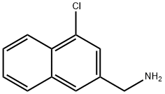 2-(Aminomethyl)-4-chloronaphthalene 结构式