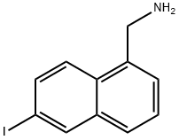 1-(Aminomethyl)-6-iodonaphthalene 结构式