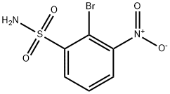 2-Bromo-3-nitrobenzenesulphonamide 结构式