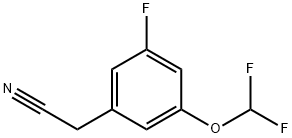 Benzeneacetonitrile, 3-(difluoromethoxy)-5-fluoro-
