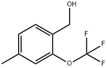 Benzenemethanol, 4-methyl-2-(trifluoromethoxy)- 结构式