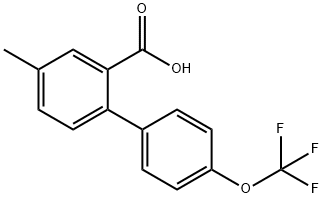 [1,1'-Biphenyl]-2-carboxylic acid, 4-methyl-4'-(trifluoromethoxy)-