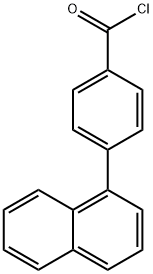 4-(Naphthalen-1-yl)benzoyl chloride 结构式