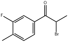1-Propanone, 2-bromo-1-(3-fluoro-4-methylphenyl)- 结构式