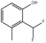 2-(二氟甲基)-3-甲基苯酚 结构式