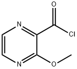 2-Pyrazinecarbonyl chloride, 3-methoxy- 结构式