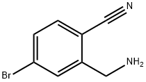 2-(氨甲基)-4-溴苯腈 结构式
