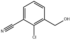 2-氯-3-(羟甲基)苄腈 结构式