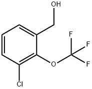 Benzenemethanol, 3-chloro-2-(trifluoromethoxy)- 结构式
