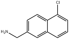2-(Aminomethyl)-5-chloronaphthalene 结构式