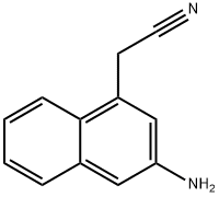 2-(3-Aminonaphthalen-1-yl)acetonitrile 结构式