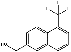 1-(Trifluoromethyl)naphthalene-6-methanol 结构式