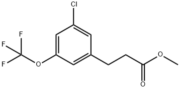 Benzenepropanoic acid, 3-chloro-5-(trifluoromethoxy)-, methyl ester