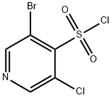 3-Bromo-5-chloropyridine-4-sulfonyl chloride 结构式