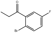 1-Propanone, 1-(2-bromo-5-fluorophenyl)- 结构式