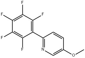 5-Methoxy-2-(perfluorophenyl)pyridine 结构式