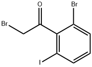 2-Bromo-6-iodophenacyl bromide 结构式