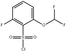 2-(二氟甲氧基)-6-氟苯磺酰氯 结构式