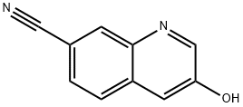 7-Quinolinecarbonitrile, 3-hydroxy- 结构式