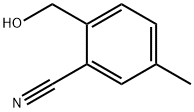 2-(羟甲基)-5-甲基苄腈 结构式