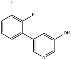 5-(2,3-Difluorophenyl)pyridin-3-ol 结构式