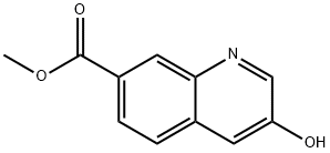 3-羟基喹啉-7-甲酸甲酯 结构式