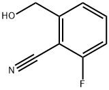 2-氟-6-(羟甲基)苄腈 结构式