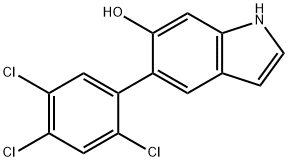 4-Chloro-5-methoxyindole-3-carboxaldehyde 结构式