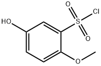 5-羟基-2-甲氧基苯磺酰氯 结构式