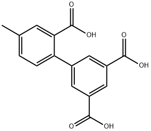 2-(3,5-Dicarboxyphenyl)-5-methylbenzoic acid 结构式