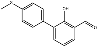 2-Formyl-6-(4-methylthiophenyl)phenol 结构式