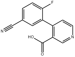 3-Pyridinecarboxylic acid, 4-(5-cyano-2-fluorophenyl)-